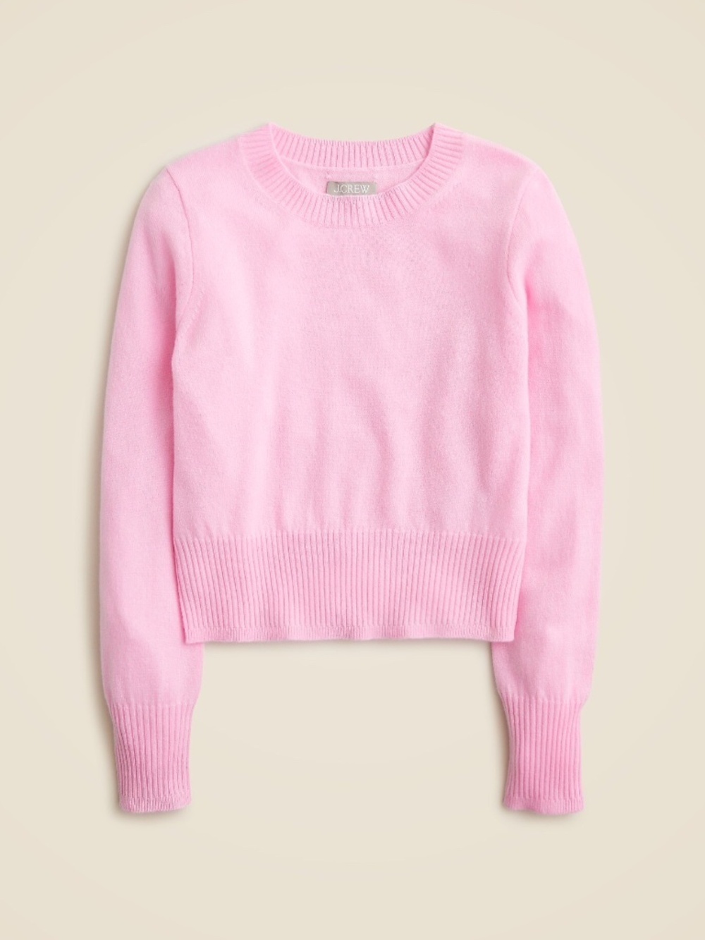 J.Crew Cashmere Shrunken Crewneck Sweater